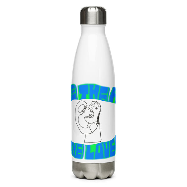 Save The Planet Eat The Love Rind Stainless Steel Water Bottle